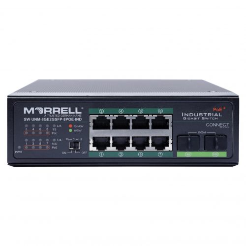 Morrell SW-UNM-8GE2GSFP-8POE-IND
