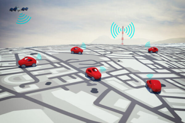 3d-rendering-cars-road-with-path-traced-by-satellite